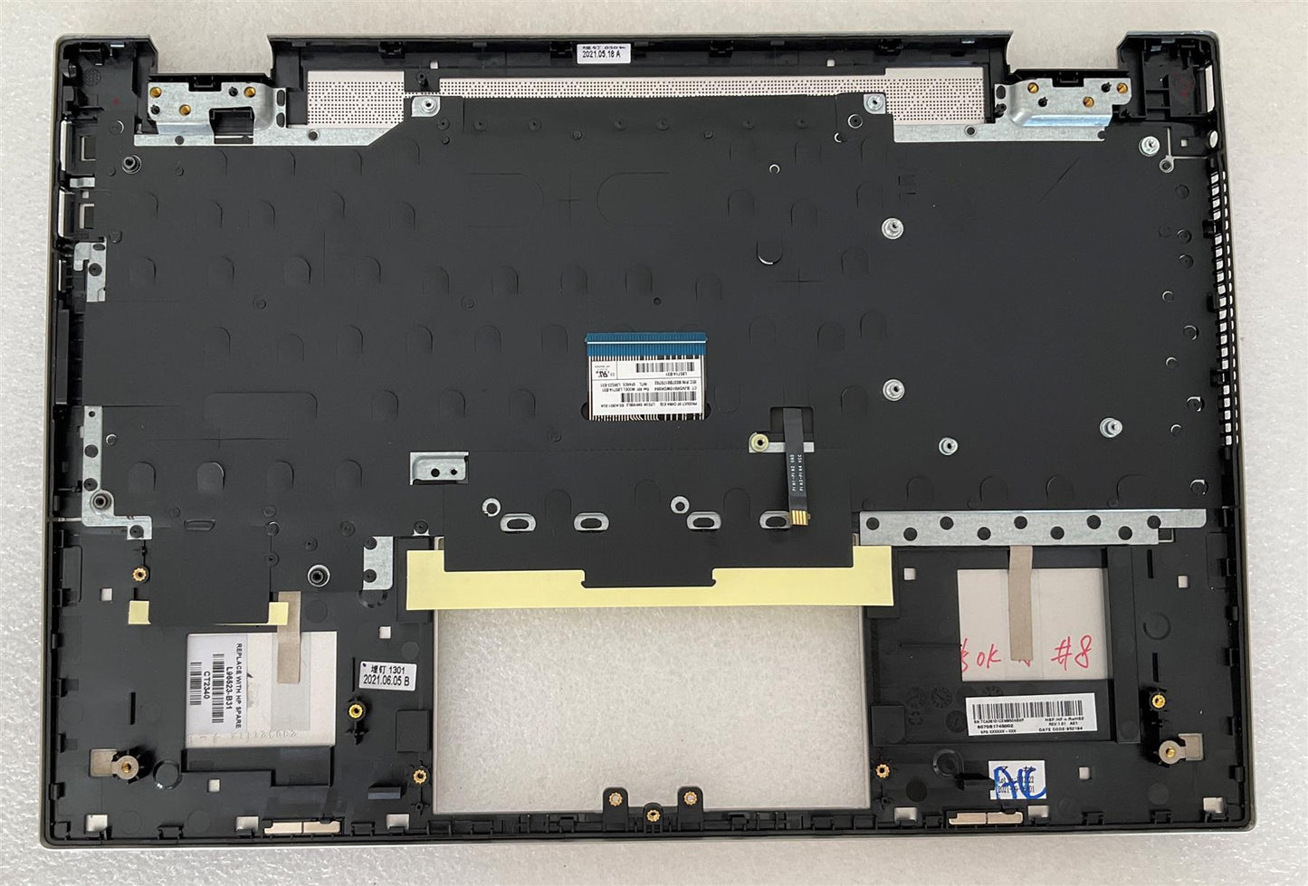 HP Pavilion x360 14-DW M01291-B31 L96523-B31 US English Keyboard Palmrest International European (also for Compatible L85714-B31 L85714-001 L85714-031 )