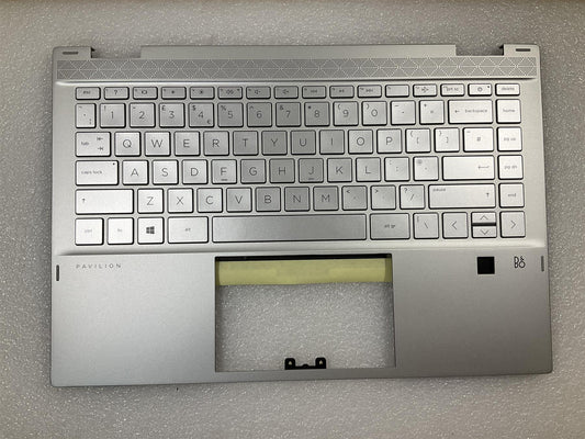 HP Pavilion X360 14-DW M01288-031 L96520-031 UK English Keyboard Palmrest NEW