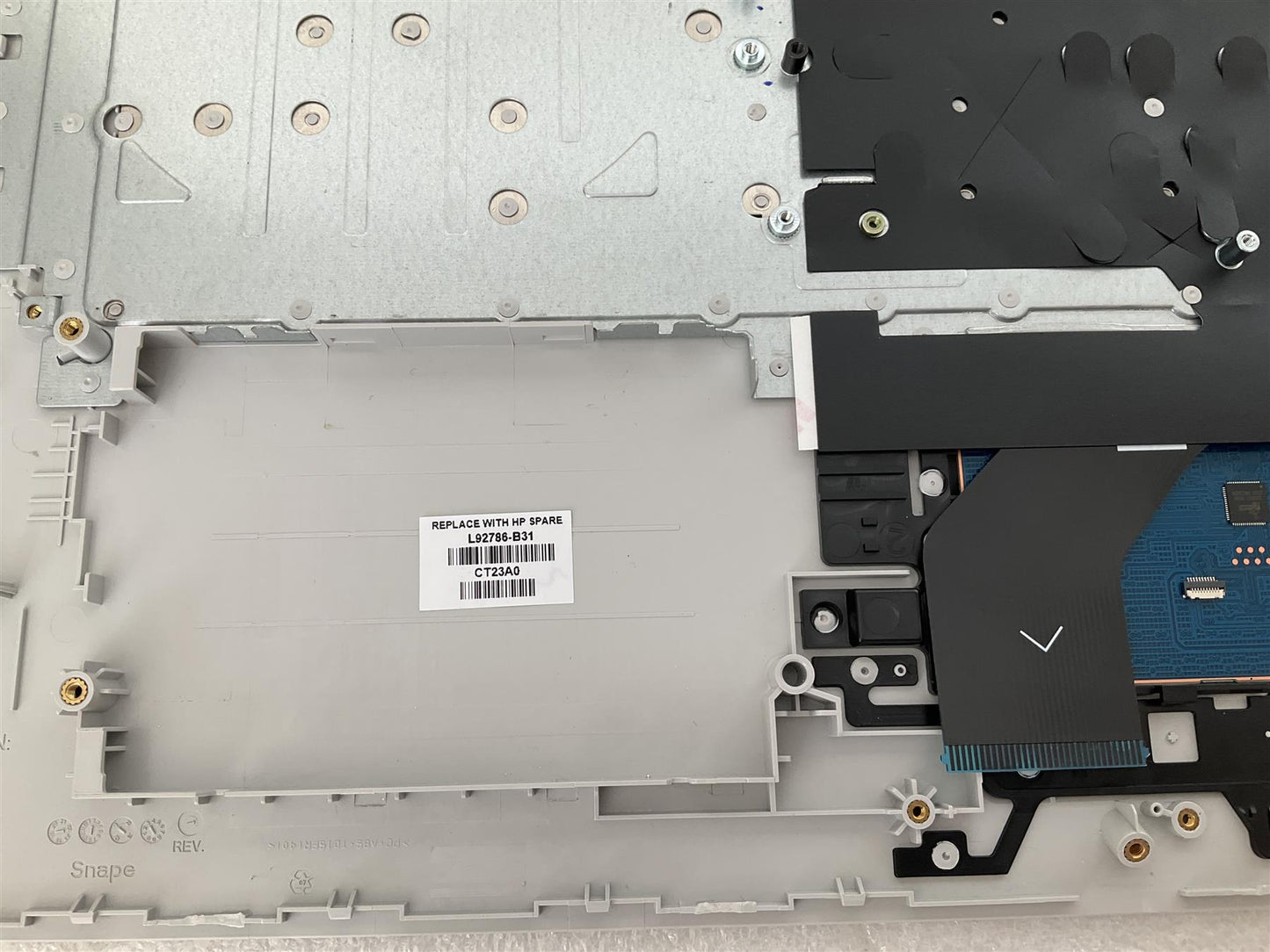 HP Laptop 17-ca3500na 321C8EA Top Cover Case Casing 17-BY 17-CA M00404-B31 L92786-B31 L88364-B31 US English International Keyboard Palmrest NEW
