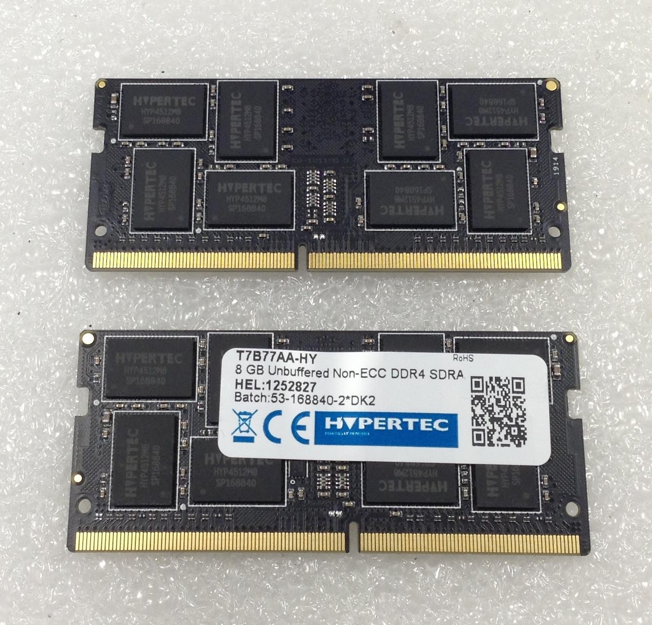 Hypertec DDR4 2x8GB=16GB SO DIMM 260pin 2133 MHz / PC4-17000 RAM T7B77AA-HY NEW