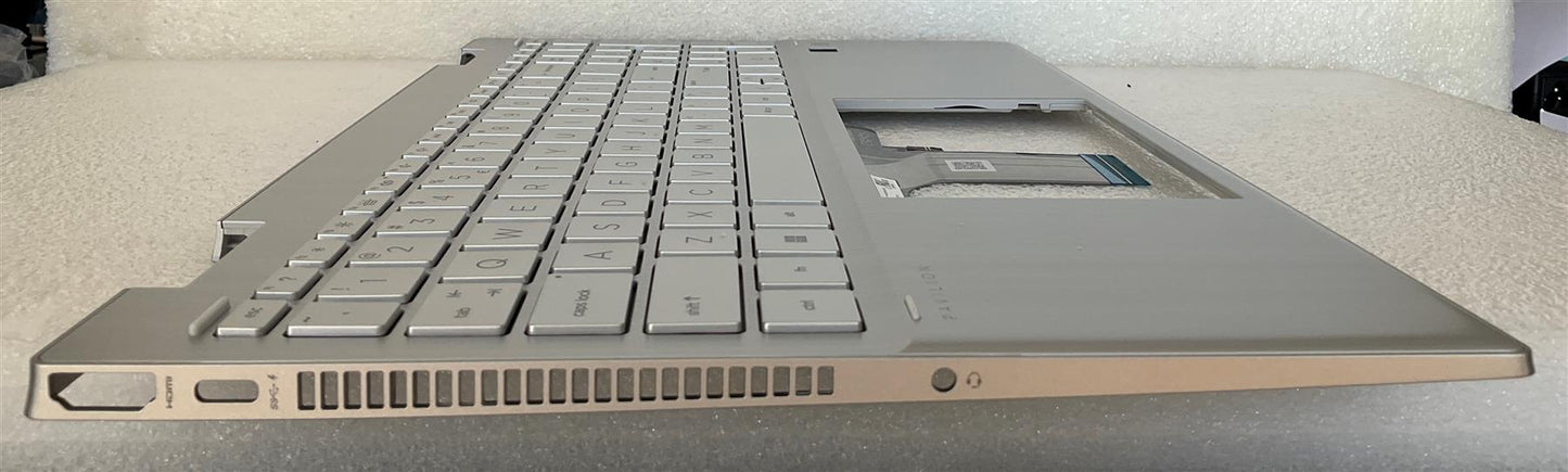 HP PAVILION X360 15-ER 15T-ER M48857-B31 US int. English International also named dutch Palmrest Keyboard NEW
