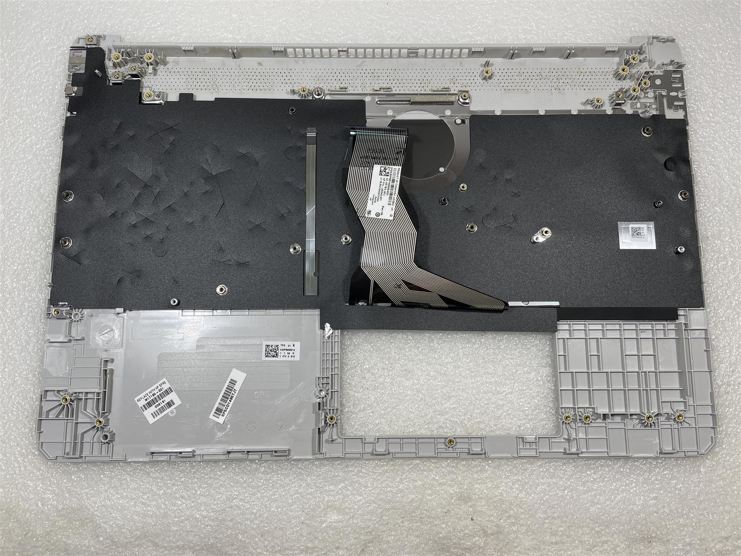 HP Laptop 15s-fq5021na 8R554EA 15s-fq4553sa Silver 15S-EQ 15S-FQ M17579-031 M17185-031 M17184-031 also for M17184-031 M17578-031 UK English Keyboard Palmrest Top Cover