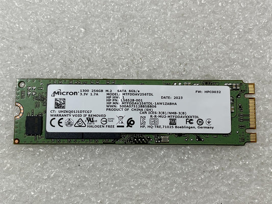 For HP L91868-001 Micron 1300 Solid State Drive SSD 256GB M.2 SATA MTFDDAV256TDL