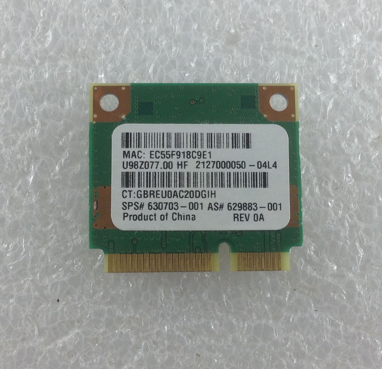 HP Pavilion G62 452SA Wifi Wi-Fi WLAN Wireless Card GENUINE Mini PCI-E RT5390