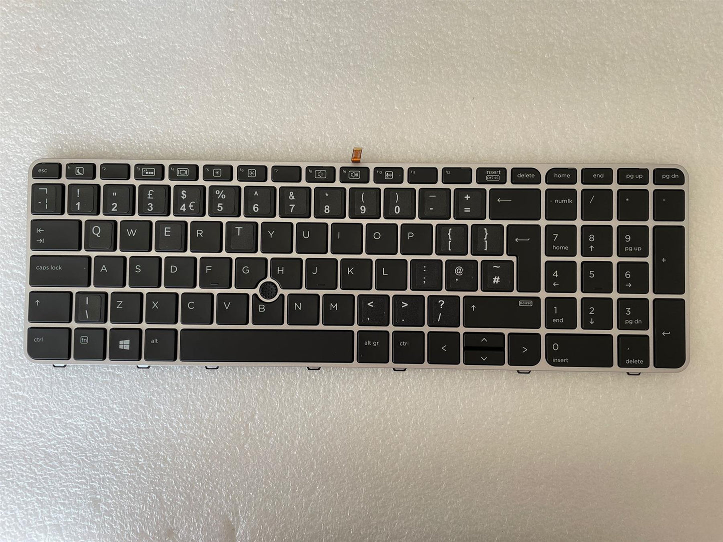 HP ZBook 15u G3 G4 821157-031 English UK Backlit Keyboard with STICKER NEW