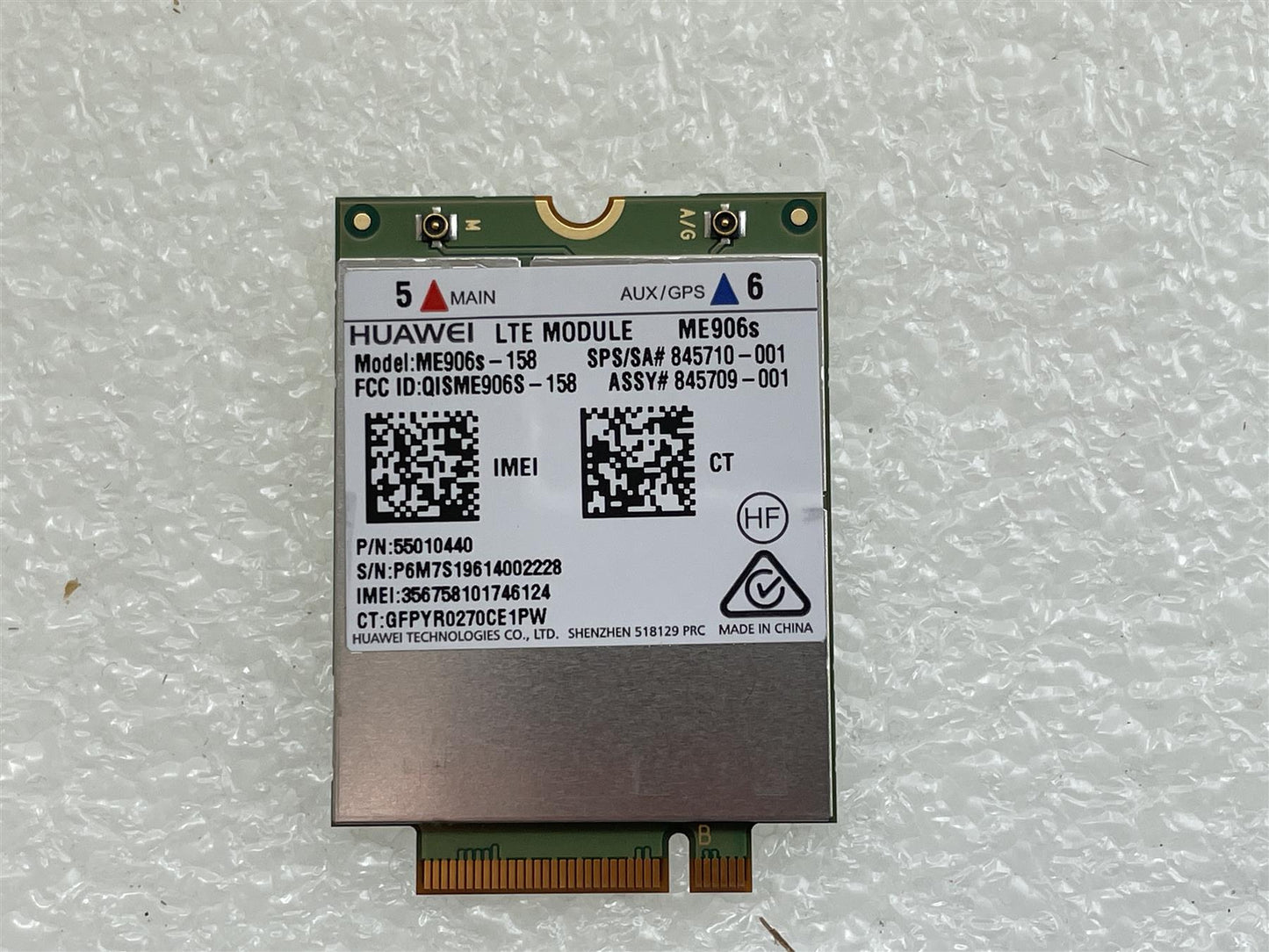 For HP 918671-852 HUAWEI ME906S WWAN Card m.2 LTE GPS 845710-001 845709-001 NEW