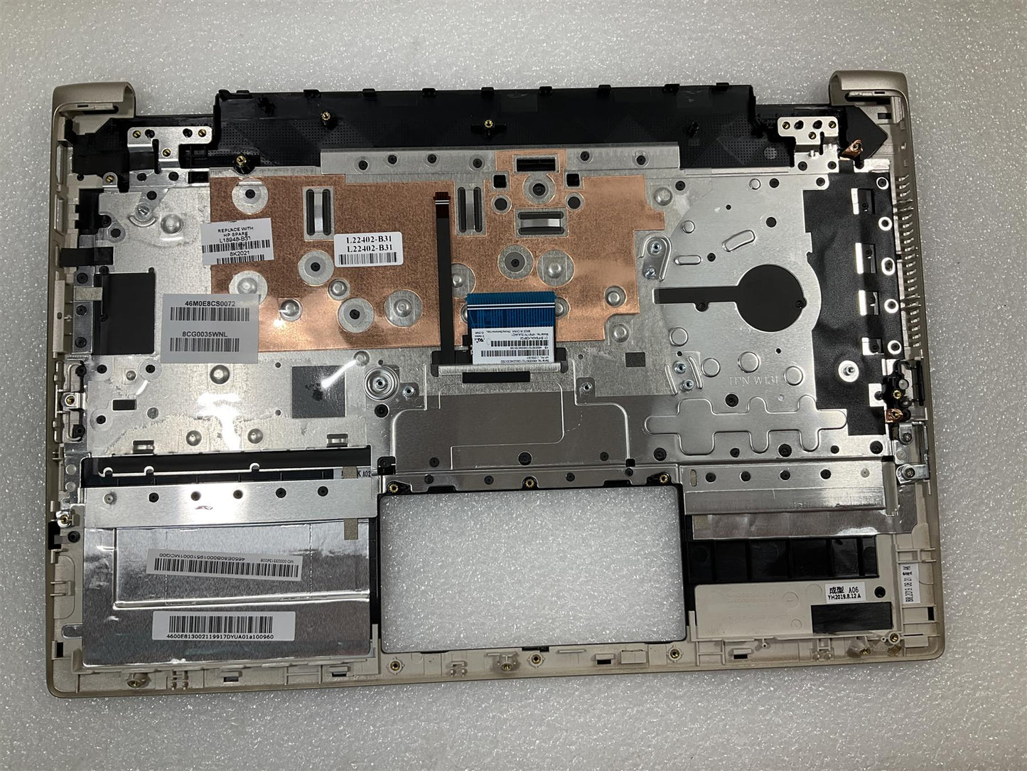 HP Pavilion 14-CD 14-DD L22402-B31 L18948-B31 US int. English International also named dutch Keyboard Palmrest