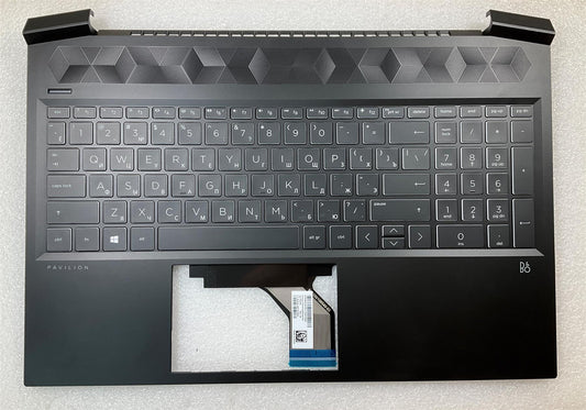 HP Pavilion Gaming 16-A M09283-251 M02040-251 Russian Russ Keyboard Palmrest NEW