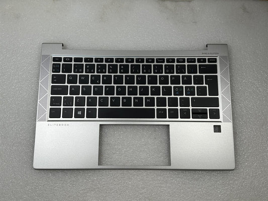 For HP EliteBook 835 G7 M21674-DH1 Danish Finnish Norwegian Palmrest Keyboard