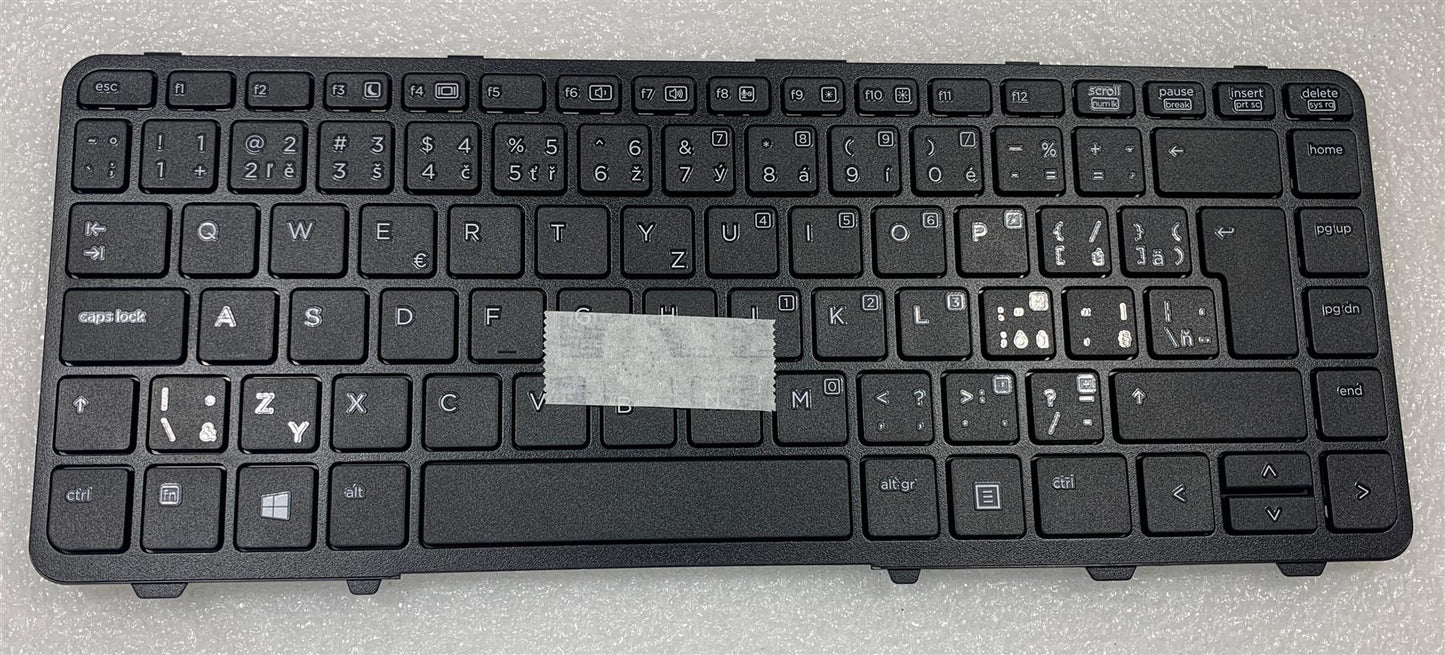 HP ProBook 640 645 G1 738688-FL1 Czech Republic Slovakia Keyboard Pointing Stick