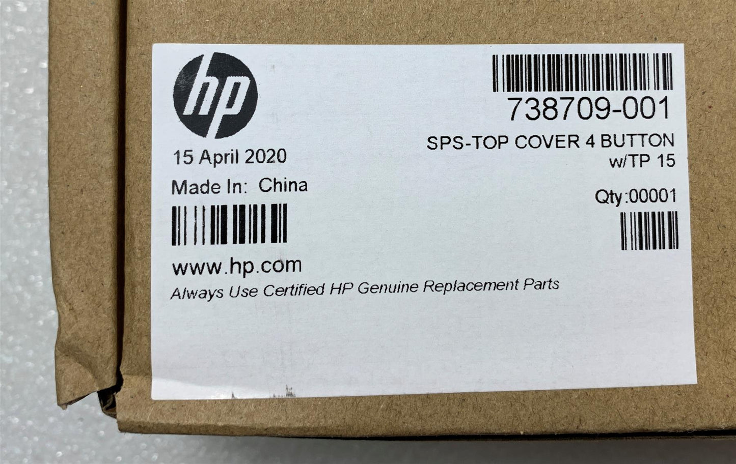 HP ProBook 650 G1 738709-001 PalmRest Top Case Casing Cover Genuine Original NEW