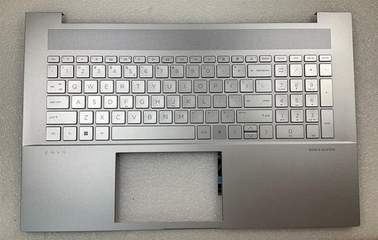 HP ENVY 17-CH 17-CK M51927-B31 M45795-B31 US int. English International also named dutch Keyboard Palmrest NEW