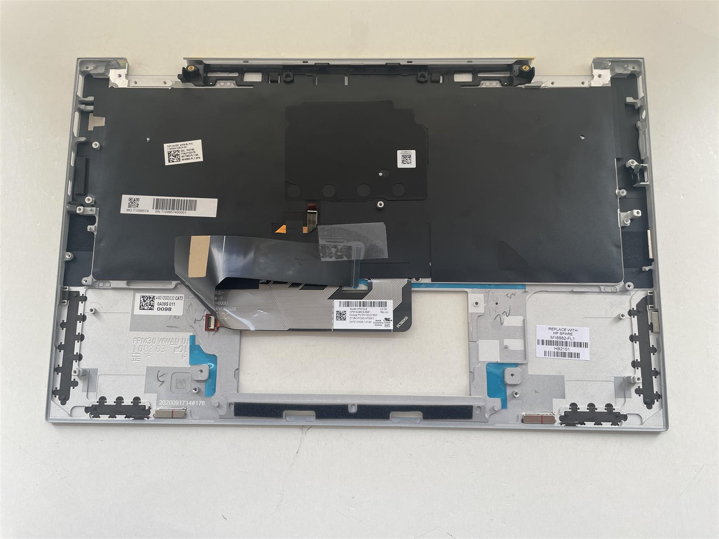 For HP EliteBook x360 1030 G7 M16982-FL1 Palmrest Top Keyboard Czech Slovak NEW- Sending M16981-FL1