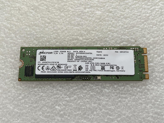 For Hp 921053-001 Micron 1300 256GB M.2 SATA SSD Solid State Drive MTFDDAV256TDL