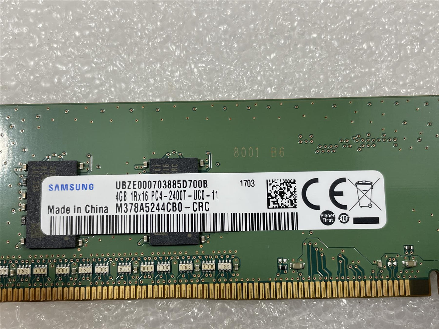 For HP 912457-001 Samsung M378A5244CB0-CRC 4GB 2400T PC4 DDR4 Ram Memory NEW