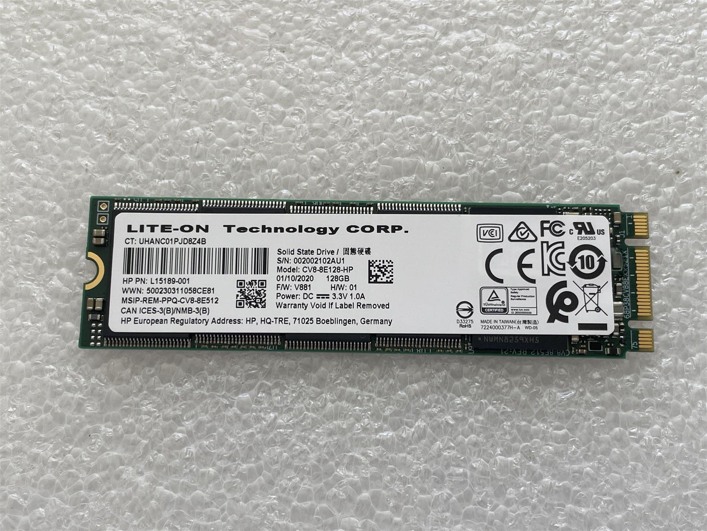 Hp L77288-001 L15189-001 Lite-ON CV8-8E128-HP SSD Solid State Drive 128GB NEW