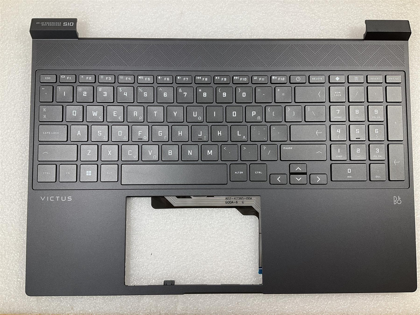 HP Victus 15-FA 15-FB N17942-151 N13298-151 Greek Greece Keyboard Palmrest NEW