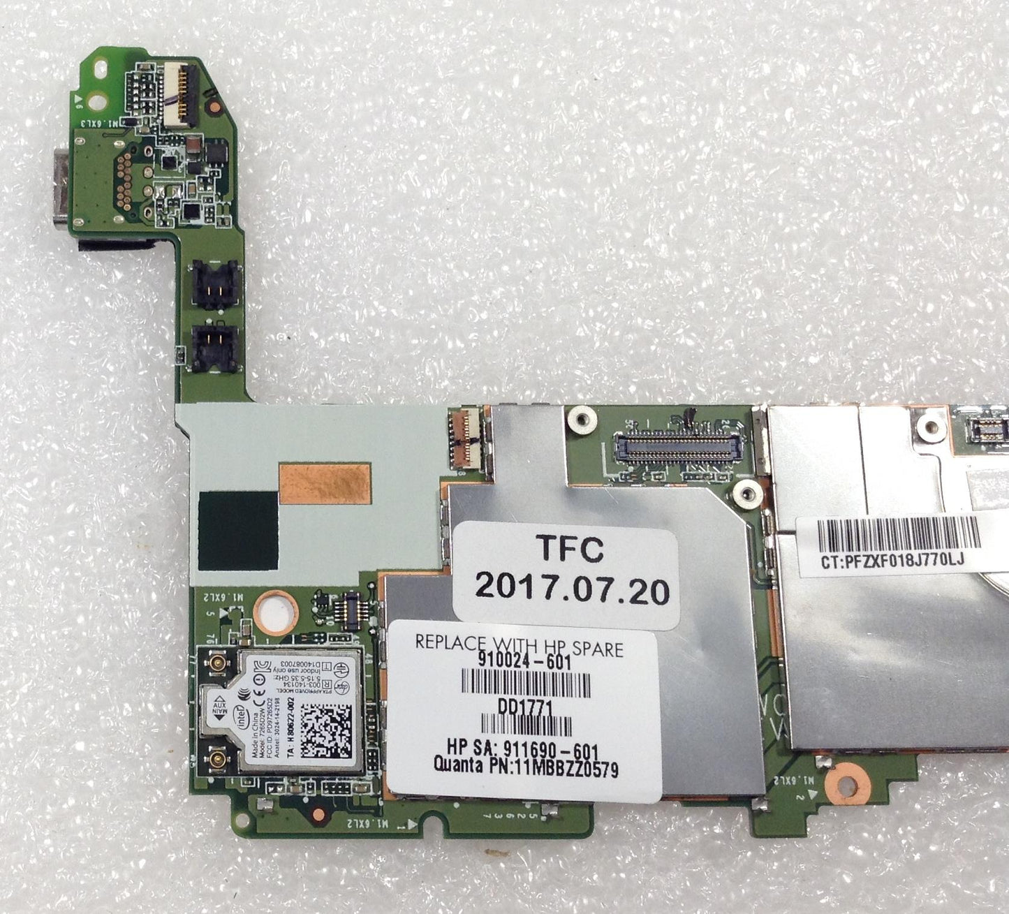 HP Pro Tablet 608 G1 910024-601 823053-301 Motherbaord UMA Z8550 4GB Geniune Original NEW