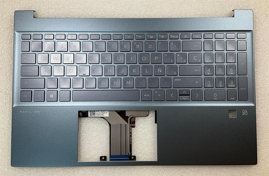 HP Pavilion 15-EH 15-EG N05631-071 N02056-071 Spain Spanish ES Keyboard Palmrest