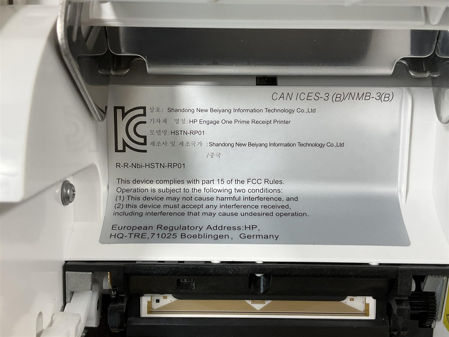 HP Engage One Prime Receipt Printer L49192-001 L43425-001 HSTN-RP01 White NEW