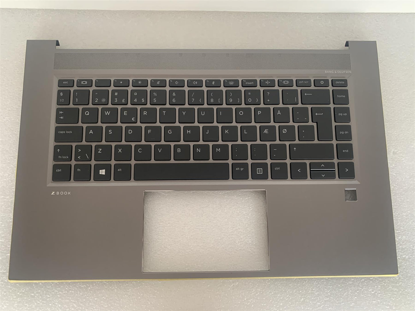 HP ZBook Studio G8 M14608-081 Danish Danca Keyboard Denmark Palmrest RTX DSC