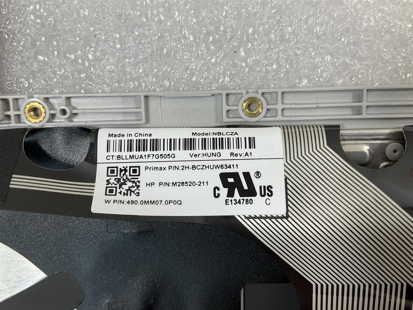 HP PAVILION X360 15-ER 15T-ER M48857-211 M45132-211 Hungary Keyboard Palmrest