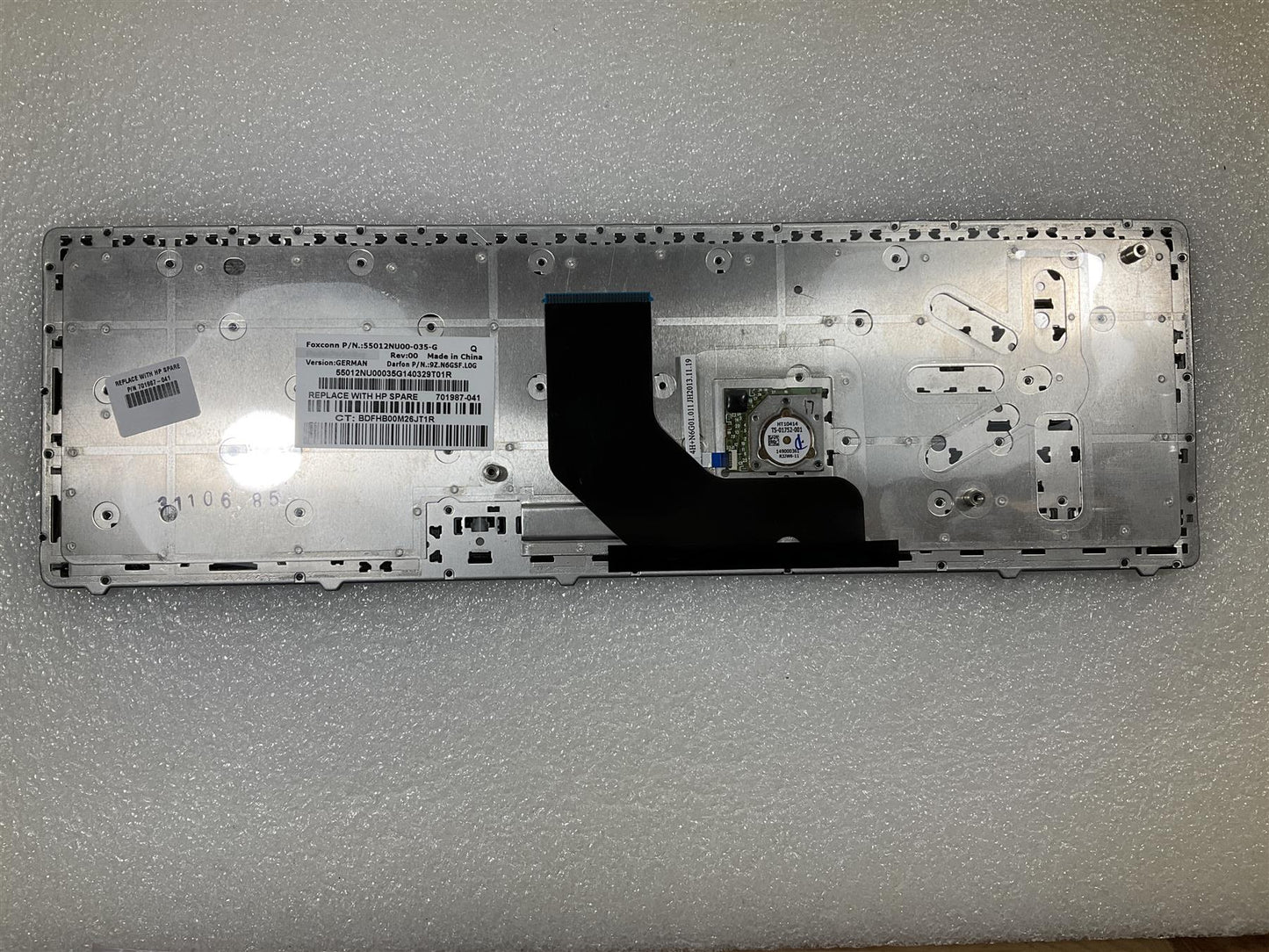 for HP Probook 6560B 6565B 6570B 701987-041 Germany German GR Keyboard NEW
