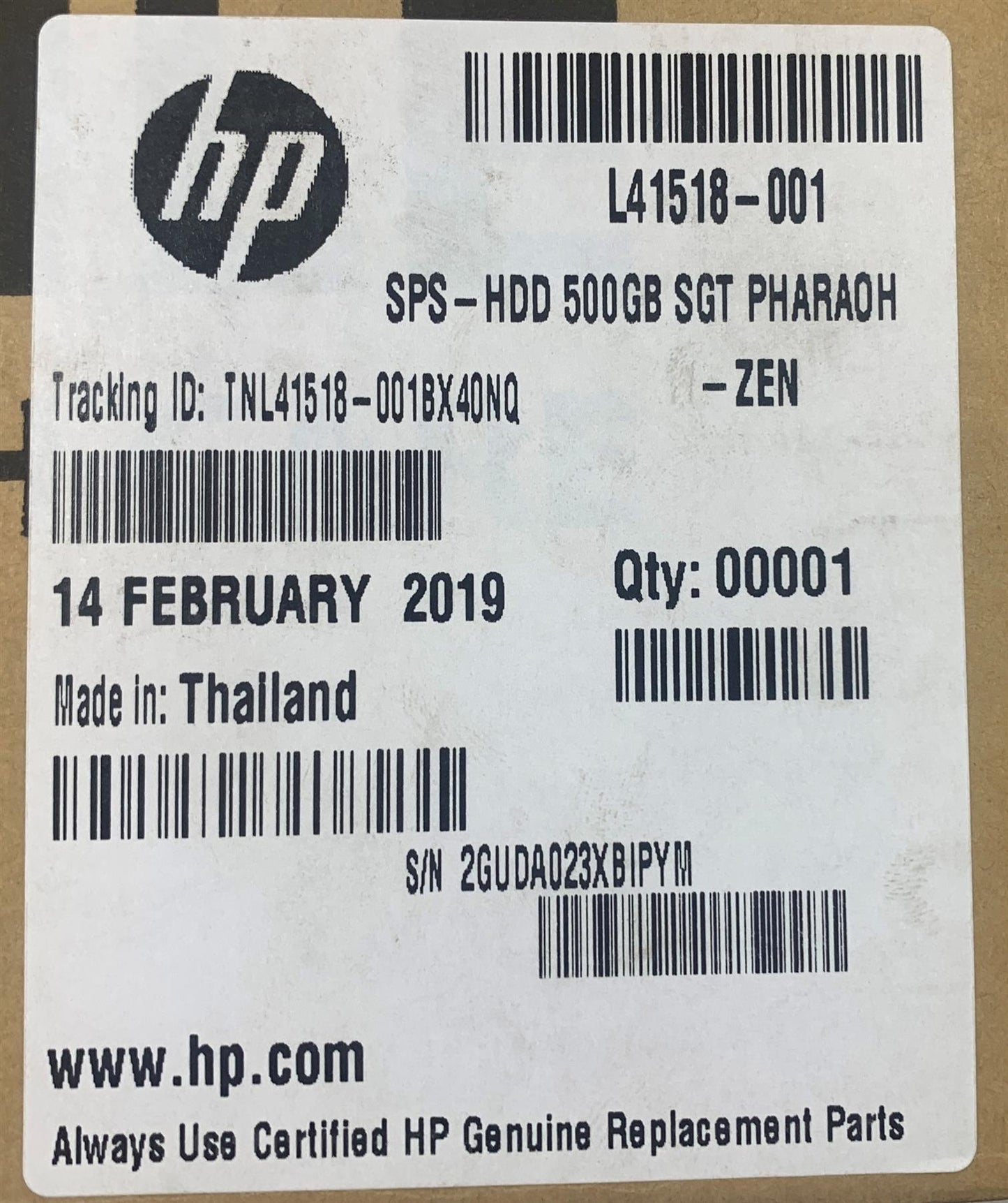 for HP L41518-001 sending 661697-003 3.5 ST500DM002 500GB 500 GB HDD Seagate Hard Disk Drive NEW