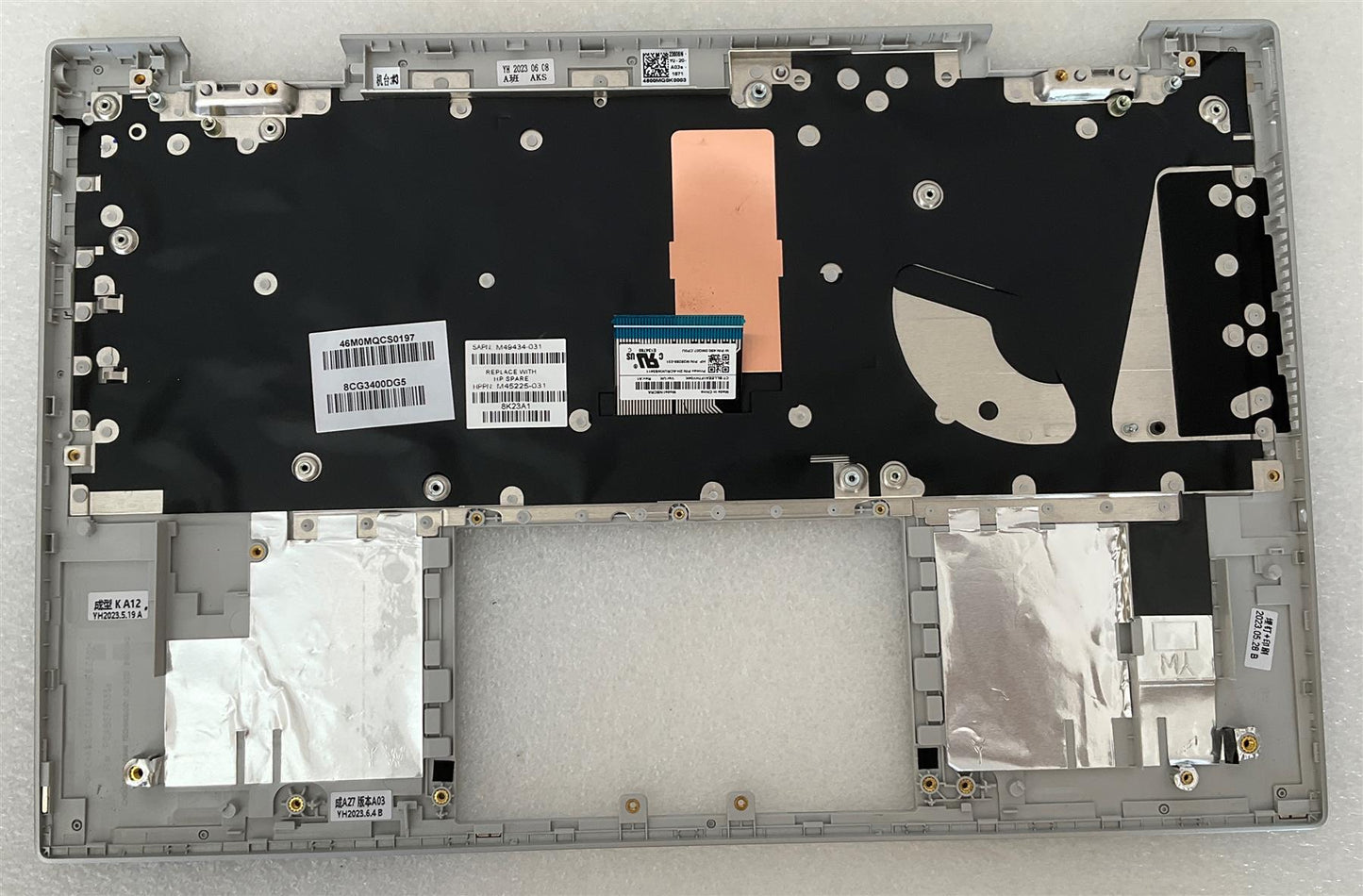HP Pavilion x360 14-DY M49434-031 M45225-031 UK English Keyboard Palmrest NEW