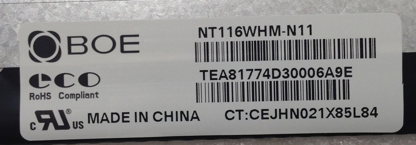 HP ProBook 11 3805U 11.6 8GB/500 PC  809867-001 Display Panel G1 11.6 Inch 1366x768 Resolution 809867-001 Display Panel NEW