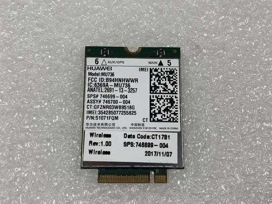 for Huawei  746699-004 MU736 3G 4G WWAN HSPA+ Mobile Card Module  746700-004 51071FQM 822826-001