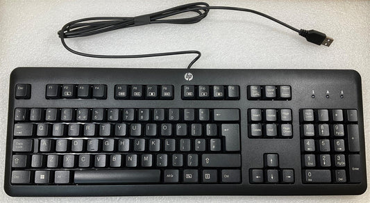 For HP 672647-033 724720-031 KU-1156 UK English USB Wired Black Keyboard NEW