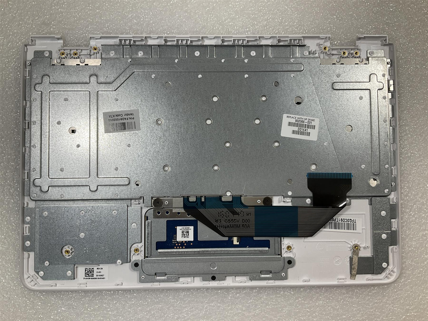 HP X2 Detachable 10-P 902366-031 860891-031 UK English Keyboard Palmrest NEW