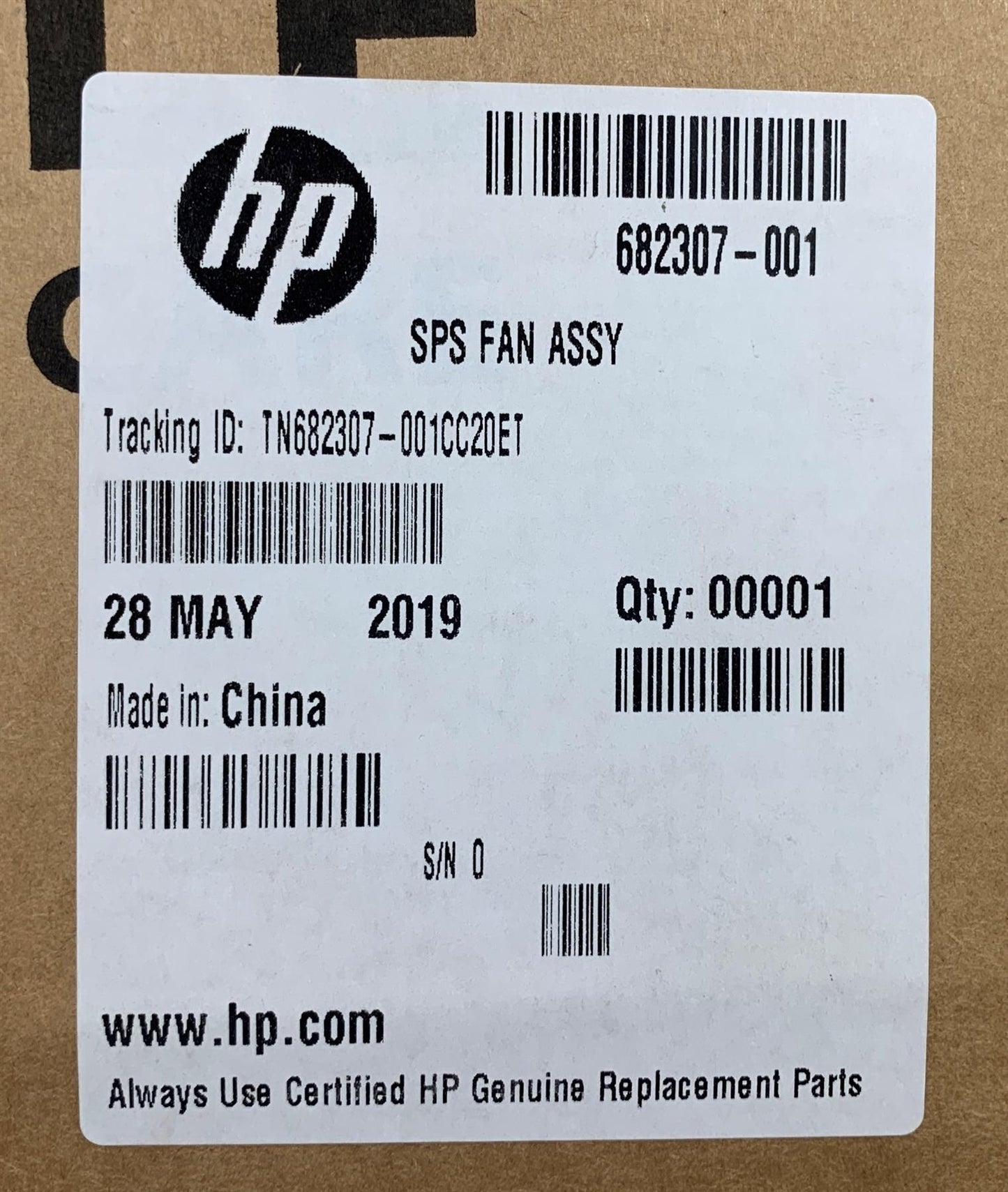 HP Promo Z1 All in One G2 682307-001 Variable Speed Fan Genuine Original NEW