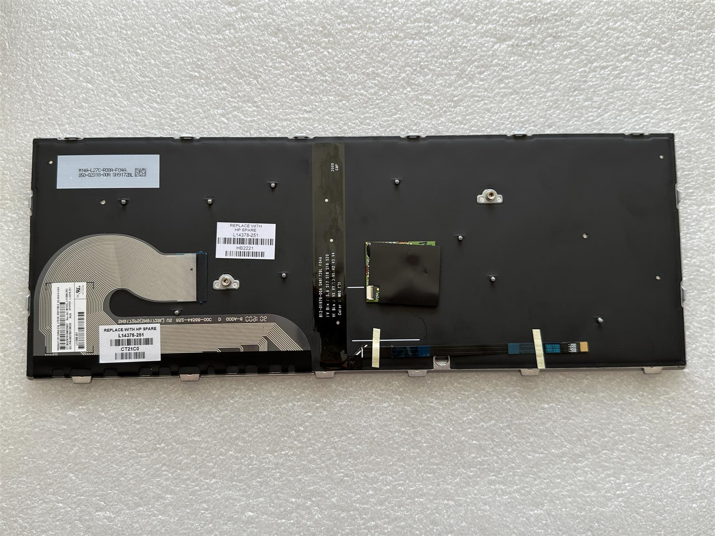 For HP EliteBook 840 G5 G6 745 G5 L14378-251 Russian Russ Keyboard NEW - We are sending L14377-251
