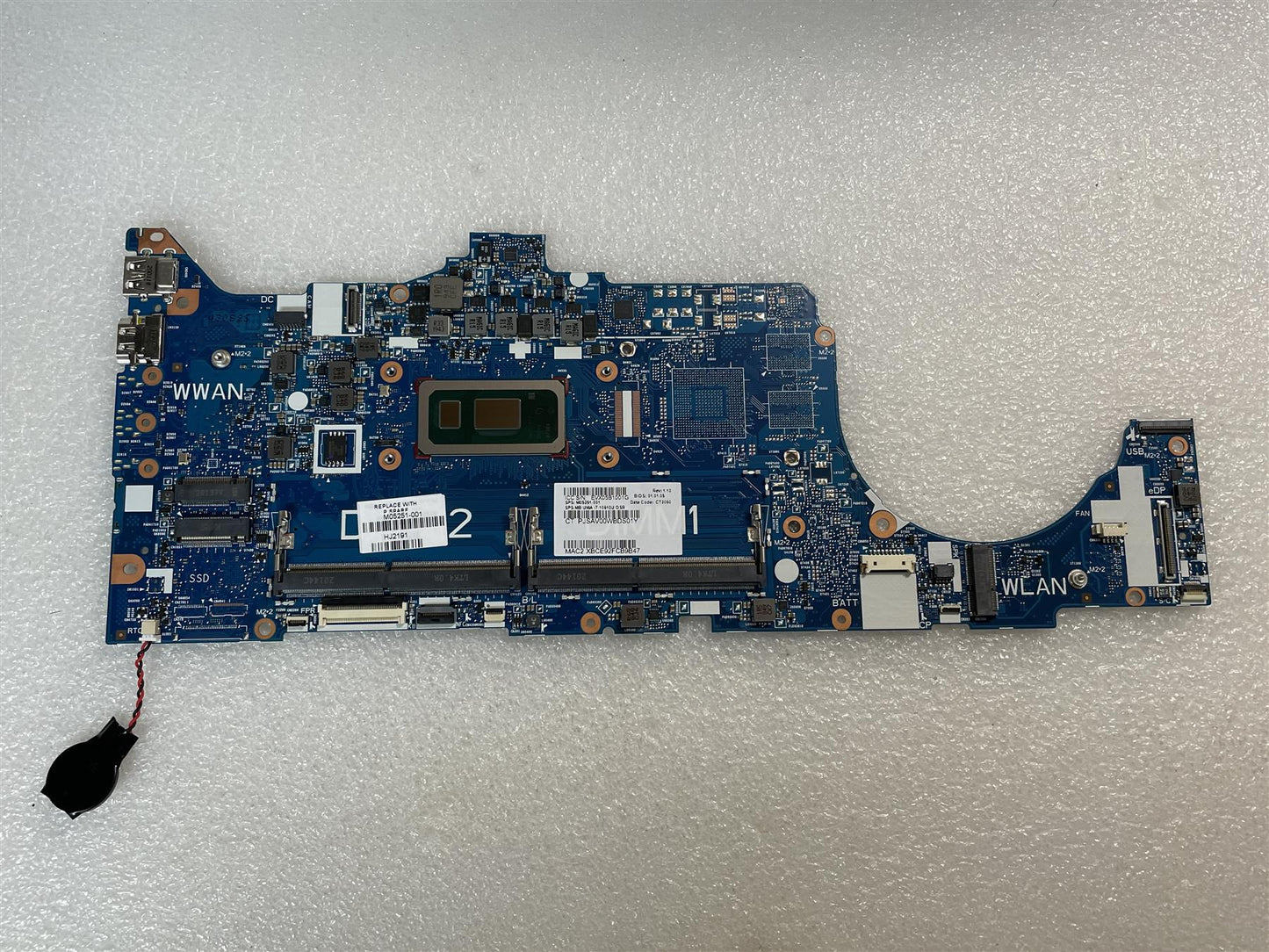 HP Elitebook 850 - Zbook Firefly 15 G7 Motherboard M05251-001 Intel i7-10610 UMA