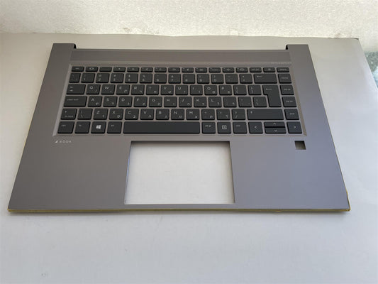 HP ZBook Studio G8 Keyboard Palmrest M14605-BB1 TOP COVER UMA BL HEBREW