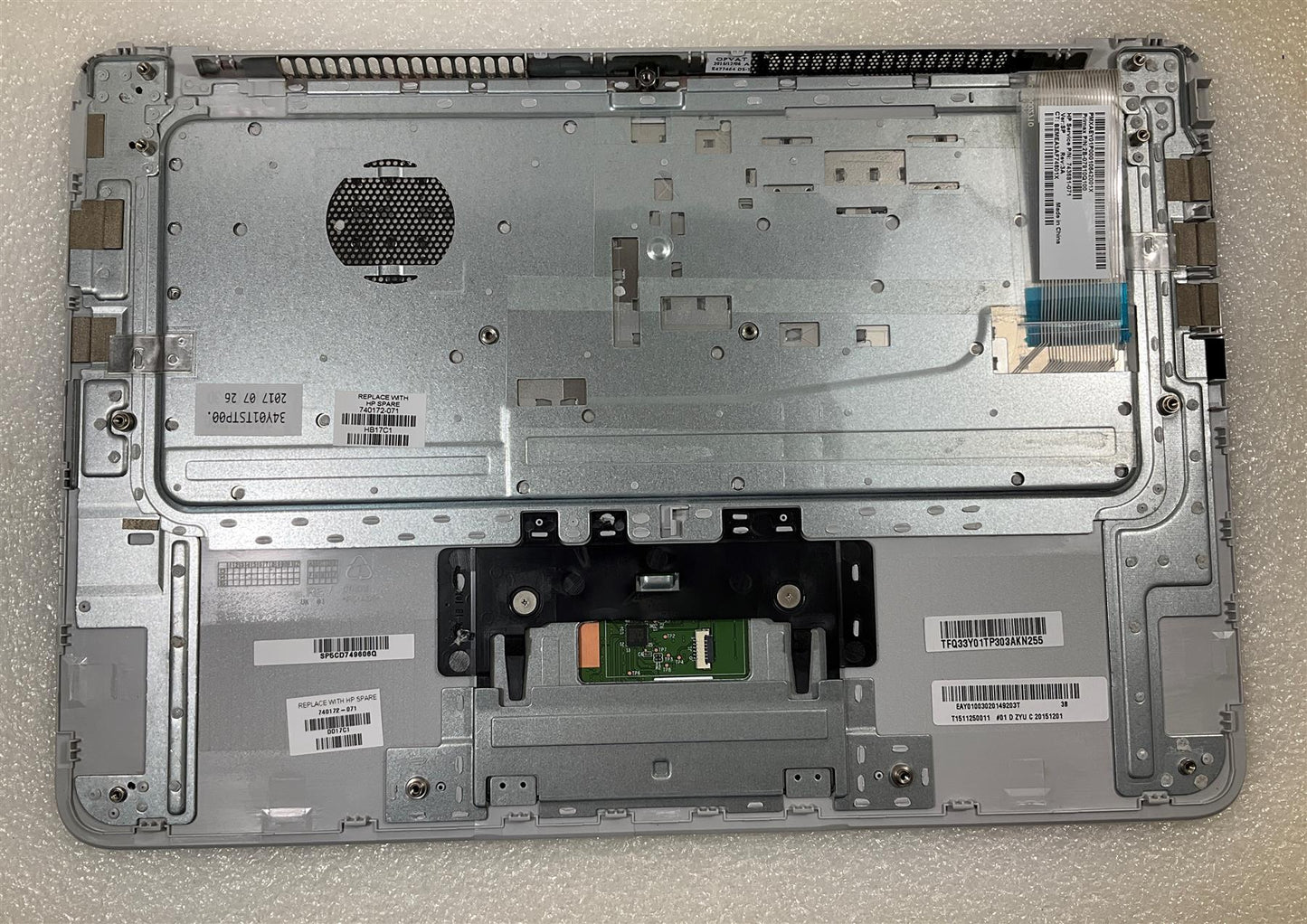 HP Chromebook 14 G1 740172-071 Spanish Spain ES Keyboard Palmrest NEW