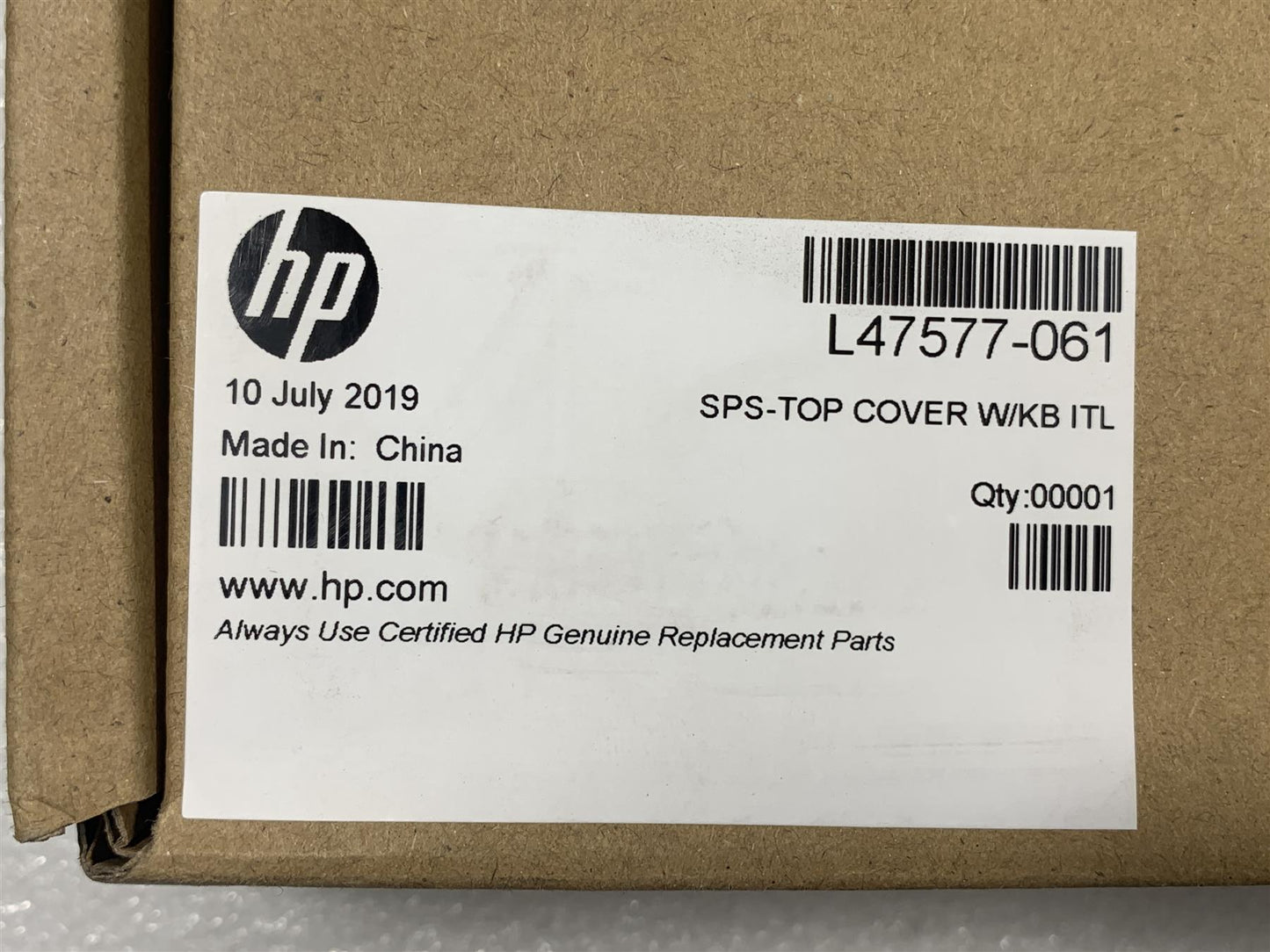 HP ProBook x360 11 G3 L47577-061 Italy Palmrest Italian Italiano Keyboard Eyetie