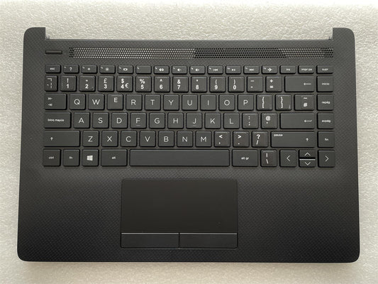 for HP 14-CM 14-CK Laptop L48769-031 L48210-031 UK English Keyboard Palmrest with Stickers