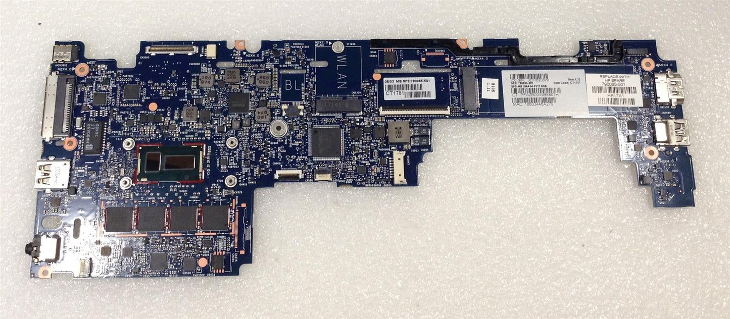 HP EliteBook Folio 1020 G1 790065-501 M-5Y71 Intel dual-core Motherboard NEW