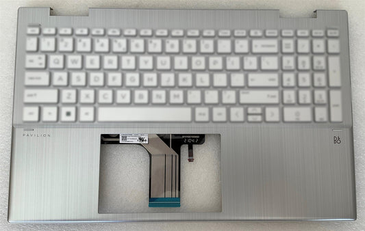HP PAVILION X360 15-ER M48856-031 M45129 UK English Keyboard Palmrest Sticker