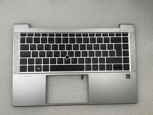 For HP EliteBook 845 G8 M52491-141 Turkish Turk Palmrest Keyboard Top Cover NEW