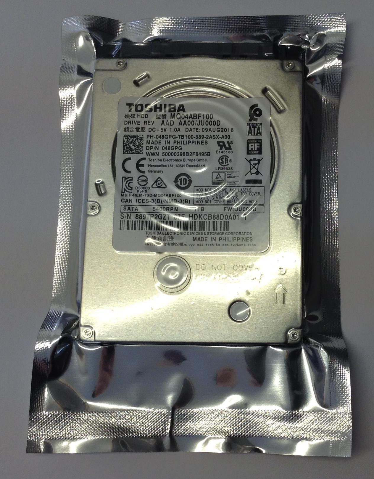 for HDD 1TB 2.5 5400RPM MQ04ABF100 Hard Disk Drive