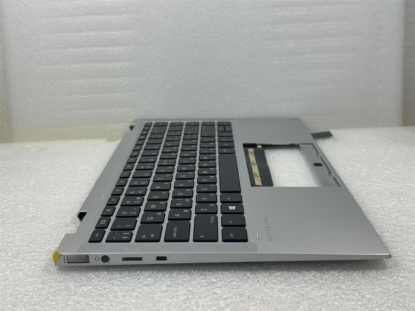 For HP EliteBook x360 1040 G7 M16933-BD1 Ukrainian Palmrest Keyboard Top Cover