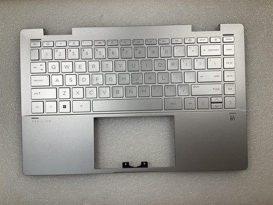 HP Pavilion 14-EK N16512-B31 N09600-B31 US International Keyboard Palmrest NEW