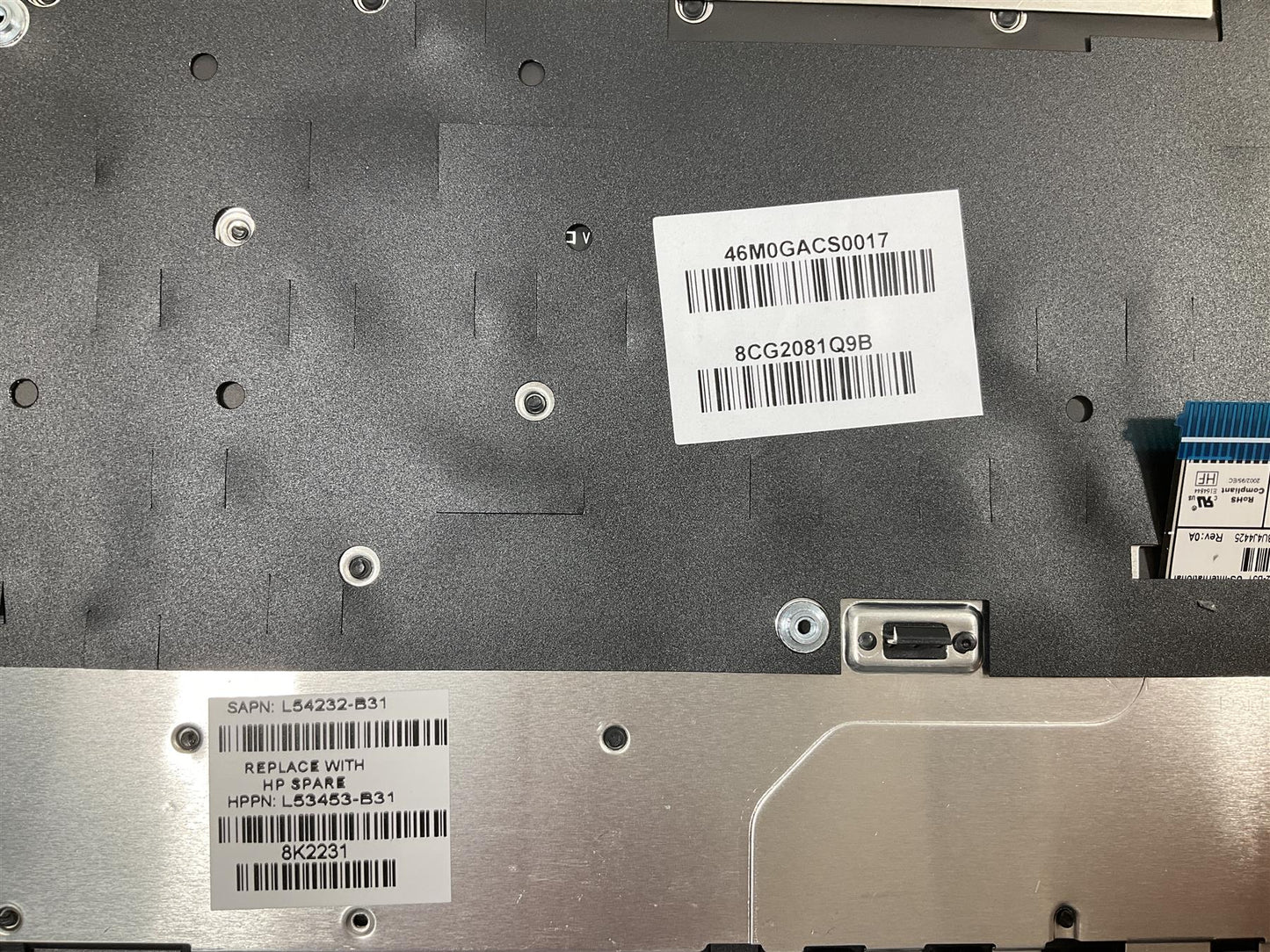 HP ENVY x360 13-AR 13M-AR L54232-B31 L53453-B31 US int. English International also named dutch Palmrest NEW