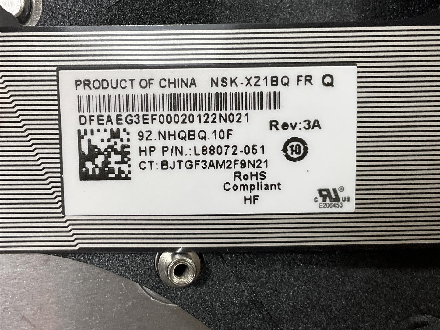 HP OMEN 15-EK 15T-EK M09009-051 M00840-051 France French FR Keyboard Palmrest