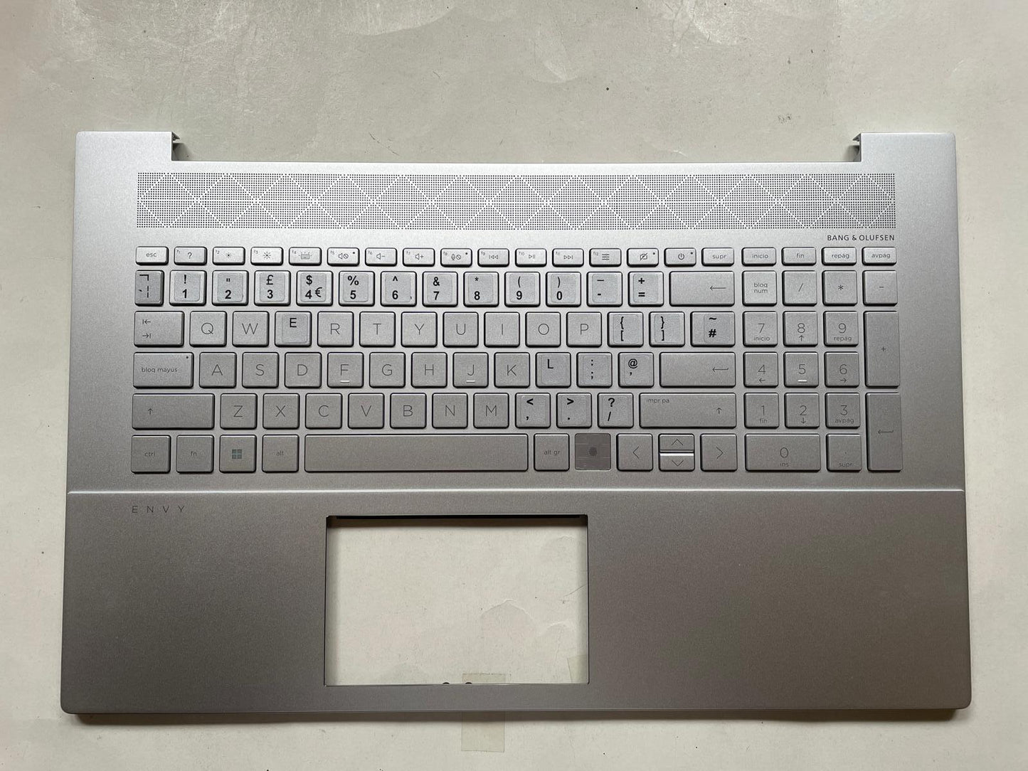 HP 17-CG 17T-CG L92316-031 L87983-031 UK English Keyboard Palmrest with Sticker