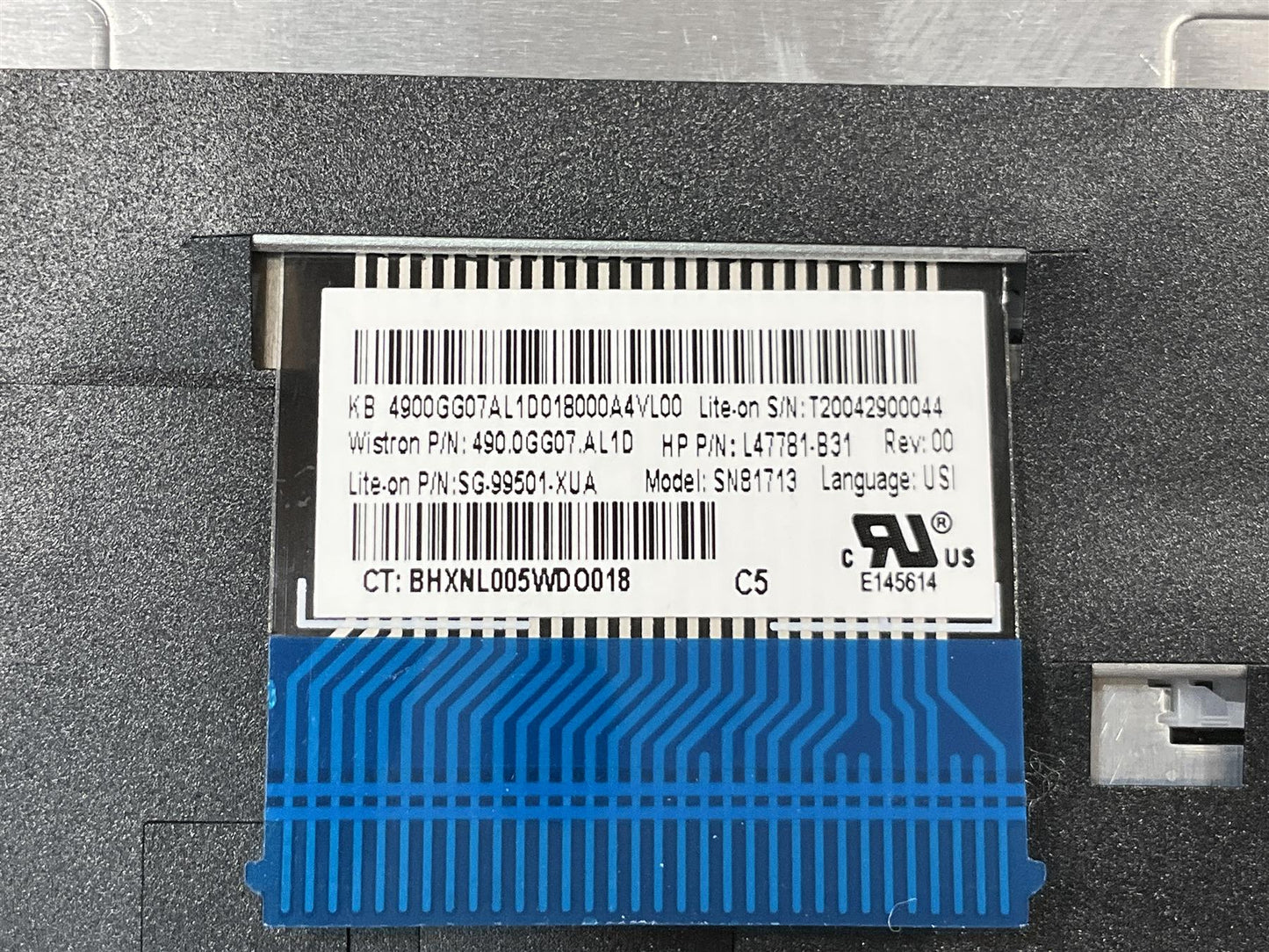 HP Pavilion X360 14-DH L54863-B31 L53794-B31 US Intenational Palmrest Keyboard